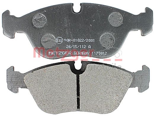 METZGER 1170012 Bremsbelagsatz, Scheibenbremse